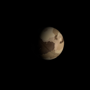 The artist's impression of Kepler-31 d artist's rendition