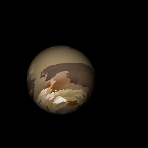 The artist's impression of Kepler-324 c artist's rendition