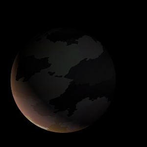 The artist's impression of Kepler-325 c artist's rendition