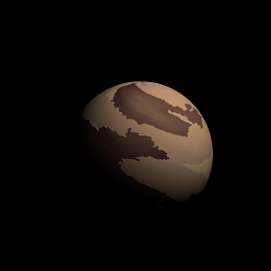 The artist's impression of Kepler-326 Ac artist's rendition