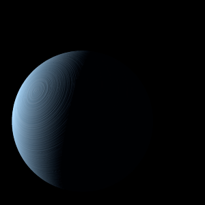 The artist's impression of Kepler-32 b artist's rendition