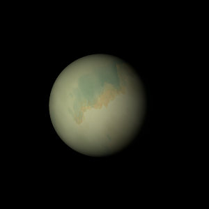 The artist's impression of Kepler-330 c artist's rendition