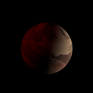 The artist's impression of Kepler-331 c artist's rendition