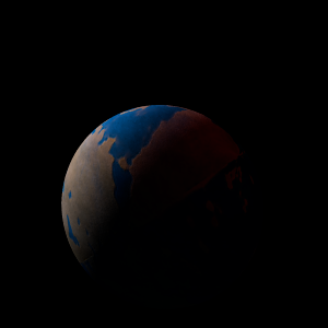 The artist's impression of Kepler-336 b artist's rendition
