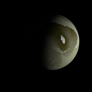 The artist's impression of Kepler-336 c artist's rendition