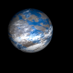 The artist's impression of Kepler-336 d artist's rendition