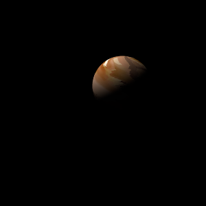 The artist's impression of Kepler-337 c artist's rendition