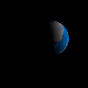 The artist's impression of Kepler-338 d artist's rendition