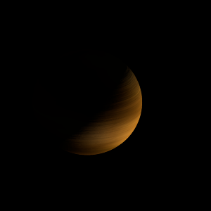 The artist's impression of Kepler-338 e artist's rendition