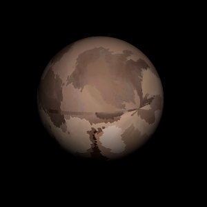 The artist's impression of Kepler-341 c artist's rendition
