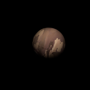 The artist's impression of Kepler-346 c artist's rendition