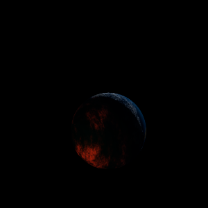 The artist's impression of Kepler-348 b artist's rendition