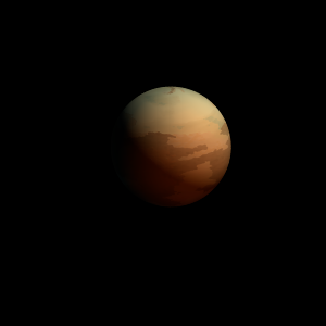 The artist's impression of Kepler-357 b artist's rendition
