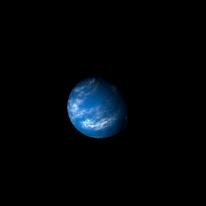 The artist's impression of Kepler-357 d artist's rendition