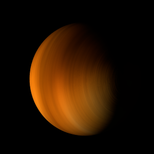 The artist's impression of Kepler-35 (AB)b artist's rendition