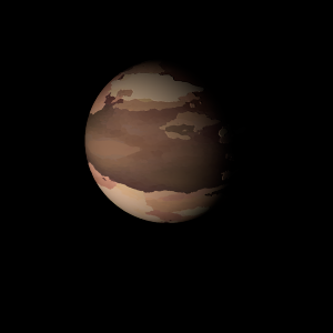 The artist's impression of Kepler-361 c artist's rendition