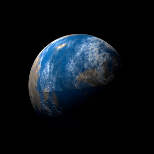 The artist's impression of Kepler-362 Ab artist's rendition