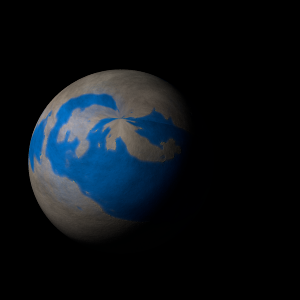 The artist's impression of Kepler-363 d artist's rendition