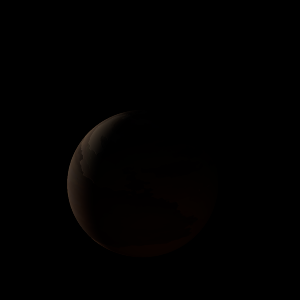 The artist's impression of Kepler-369 Ac artist's rendition