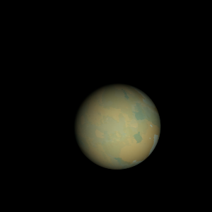 The artist's impression of Kepler-379 c artist's rendition