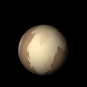 The artist's impression of Kepler-37 b artist's rendition