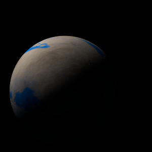 The artist's impression of Kepler-382 c artist's rendition