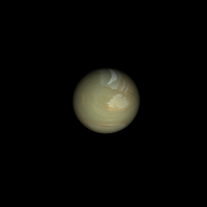 The artist's impression of Kepler-383 Ab artist's rendition