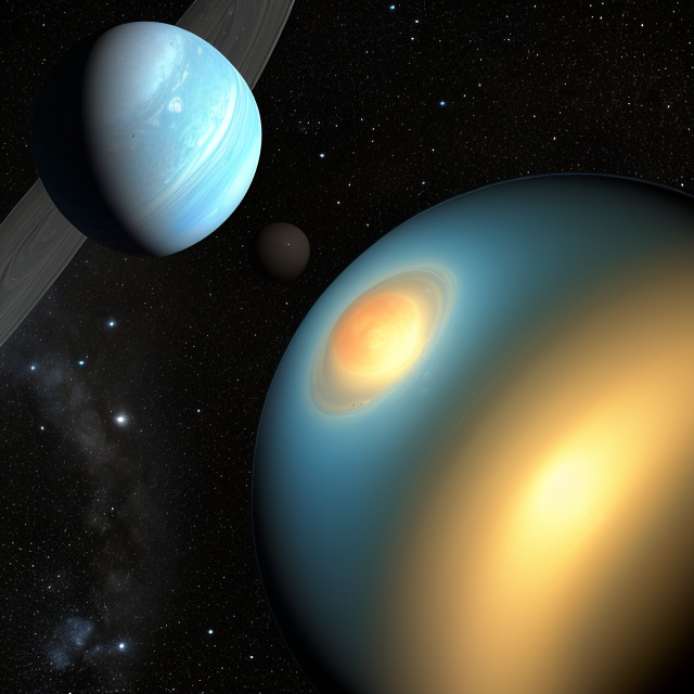 The artist's impression of Kepler-384 b artist's rendition