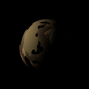 The artist's impression of Kepler-384 c artist's rendition