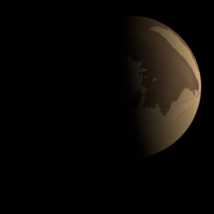 The artist's impression of Kepler-388 Ab artist's rendition