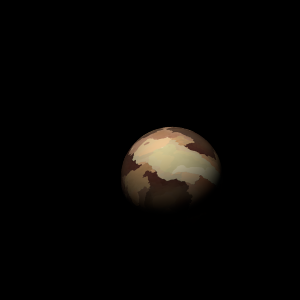 The artist's impression of Kepler-388 c artist's rendition