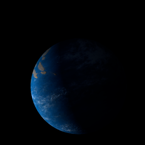 The artist's impression of Kepler-393 Ac artist's rendition