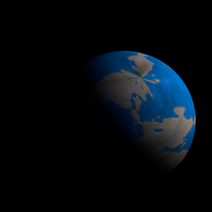 The artist's impression of Kepler-393 b artist's rendition