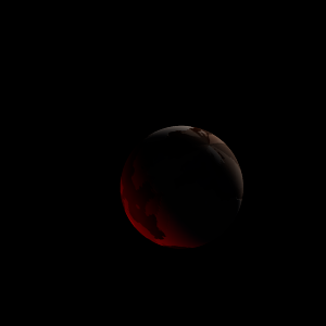 The artist's impression of Kepler-398 b artist's rendition