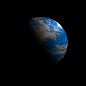 The artist's impression of Kepler-401 c artist's rendition