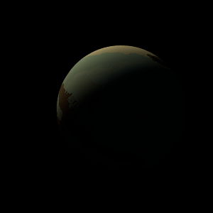 The artist's impression of Kepler-402 b artist's rendition