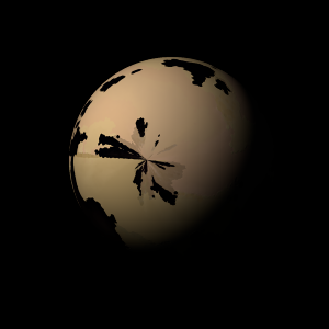 The artist's impression of Kepler-402 d artist's rendition