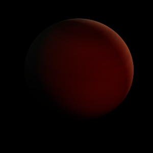 The artist's impression of Kepler-406 b artist's rendition