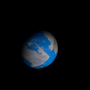 The artist's impression of Kepler-407 Ac artist's rendition