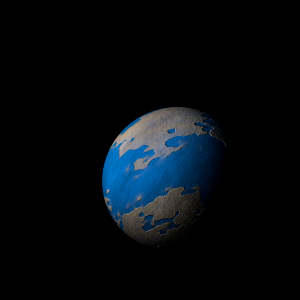 The artist's impression of Kepler-407 b artist's rendition