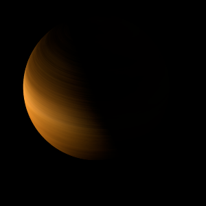 The artist's impression of Kepler-408 b artist's rendition