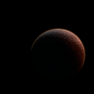 The artist's impression of Kepler-413 (AB)b artist's rendition