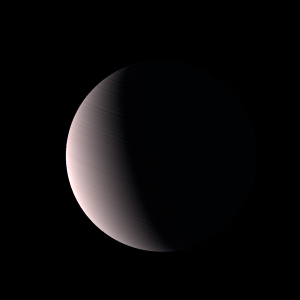 The artist's impression of Kepler-419 b artist's rendition