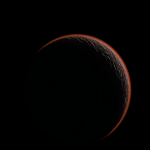 The artist's impression of Kepler-41 b artist's rendition