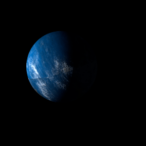 The artist's impression of Kepler-421 Ab artist's rendition