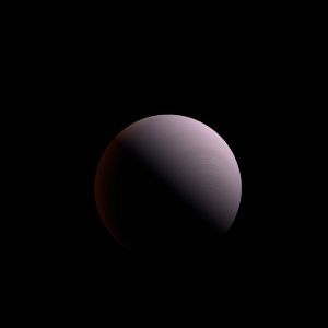 The artist's impression of Kepler-424 c artist's rendition