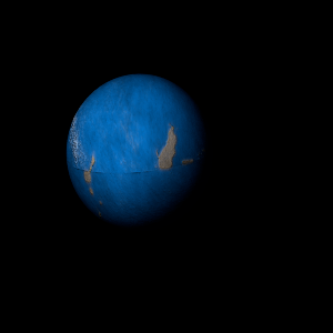 The artist's impression of Kepler-42 b artist's rendition