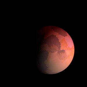 The artist's impression of Kepler-431 b artist's rendition