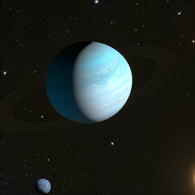 The artist's impression of Kepler-432 c artist's rendition
