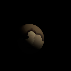 The artist's impression of Kepler-438 b artist's rendition